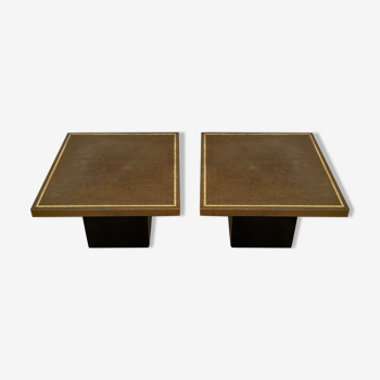 Pair of side tables Lova Creation, Belgium, 1970