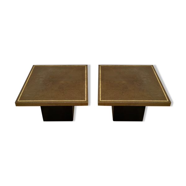 Paire de tables d’appoint Lova Création, Belgique, 1970