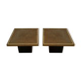 Pair of side tables Lova Creation, Belgium, 1970