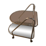 Vintage rolling bar cart