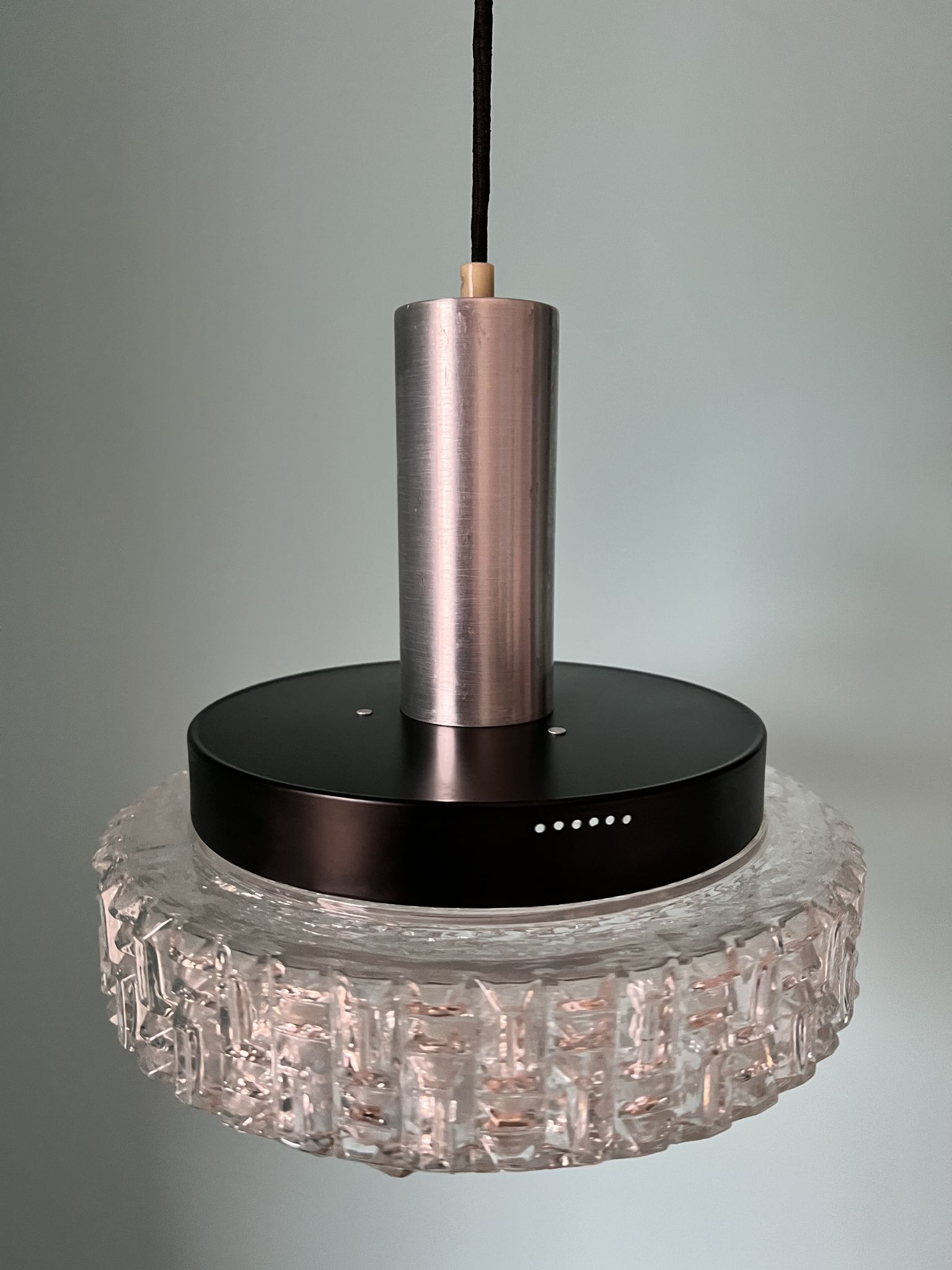Art deco lamp / mid century lamp / 1960s / ceiling pendant lamp