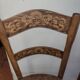 4 antique bistro chairs