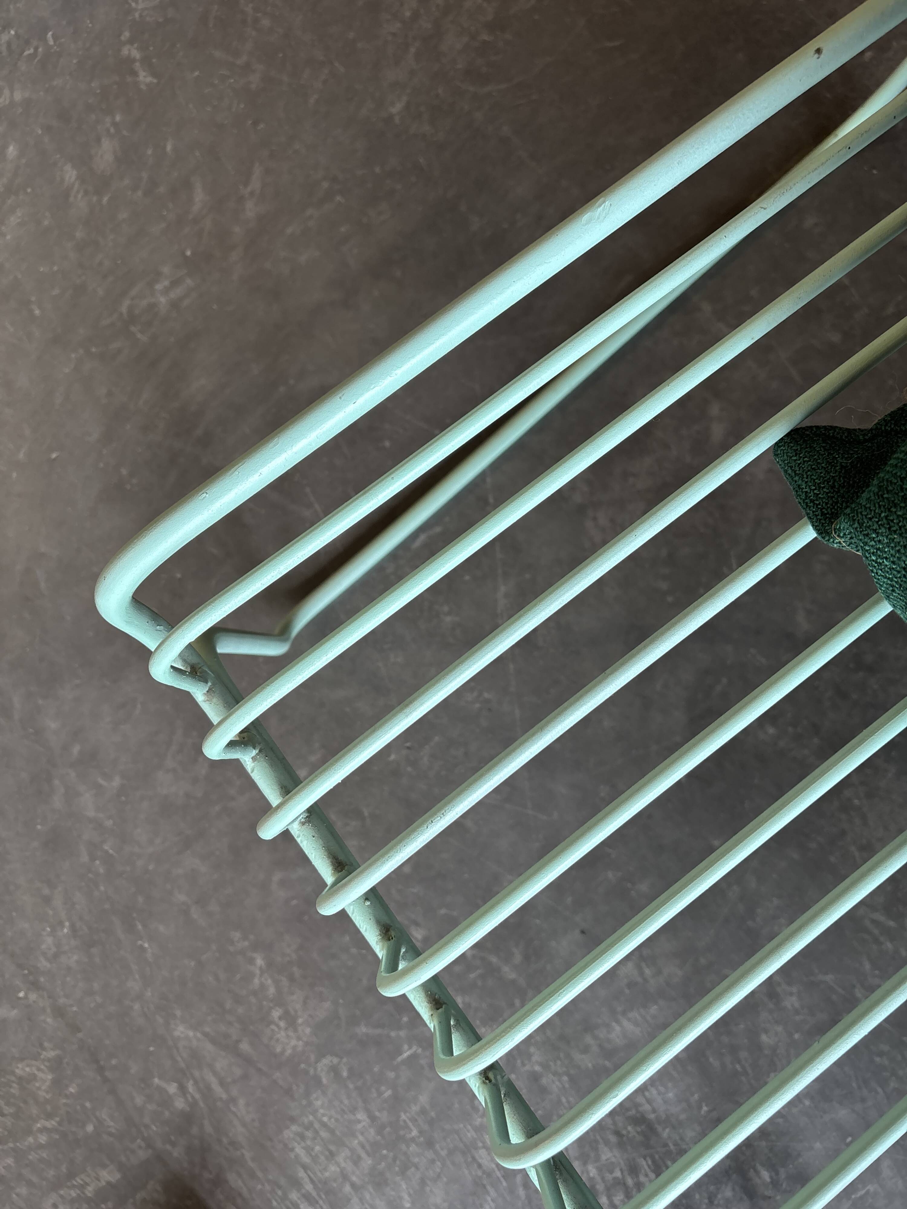 Outdoor or indoor wrought iron armchair