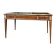 Directoire style flat desk in cherry wood, 20th century.