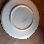 Vintage tart dish 31 cm earthenware from Salins model Toledo 1960s
