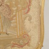 Louis xv style fireplace screen fire screen in gilded wood 19th century tapestry