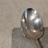 Silver-plated metal stew fork and spoon, Christofle silversmith, Albi