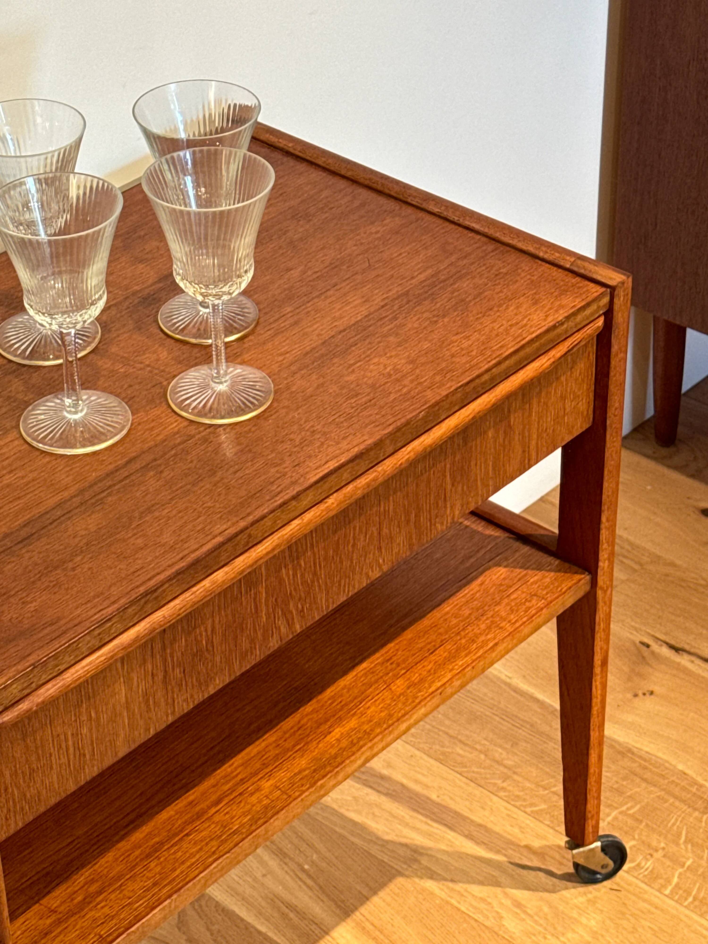Vintage Scandinavian teak sideboard "Sofie"