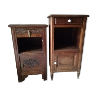 Lot de 2 tables de chevet