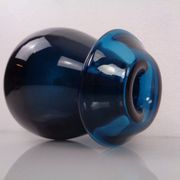 Hand-Blown Blue Glass Vase, Italy, 1960s