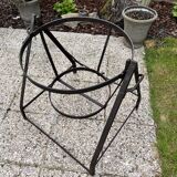 Dame-jeanne sur bascule en acier