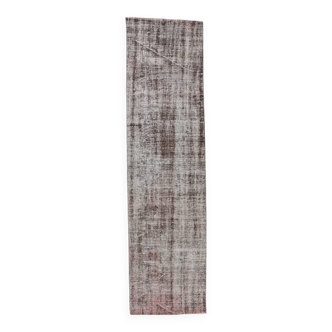 2x9 Narrow Turkish Vintage Runner Rug, 72x274Cm