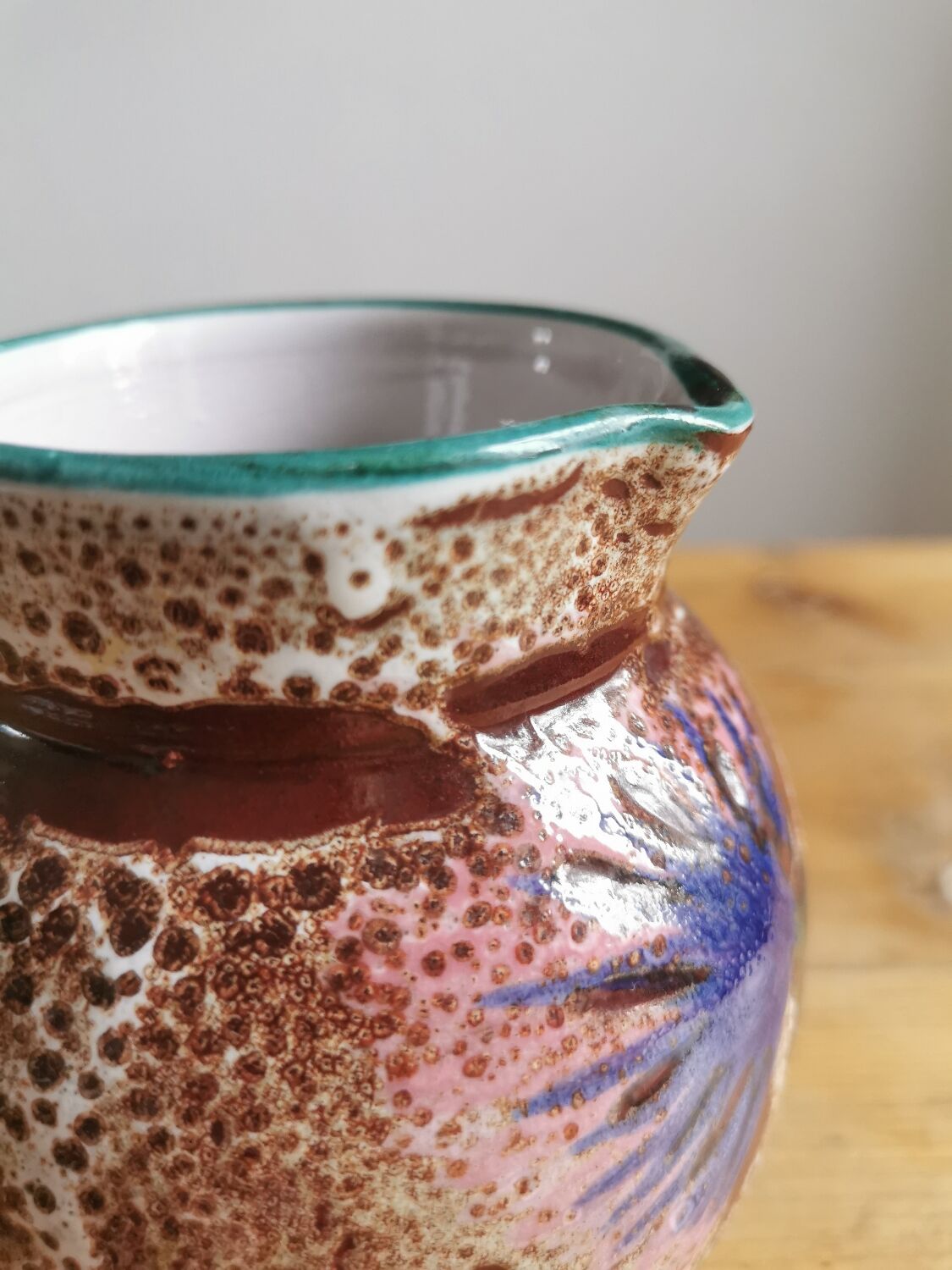 Vallauris ceramic pitcher