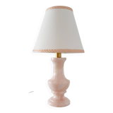 lampe en albâtre rose