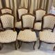 Set de 6 chaises de style Louis XV