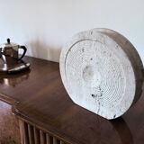 Mid-century modern travertine solifleur vase, Cerri Nestore, Italy, 1970s
