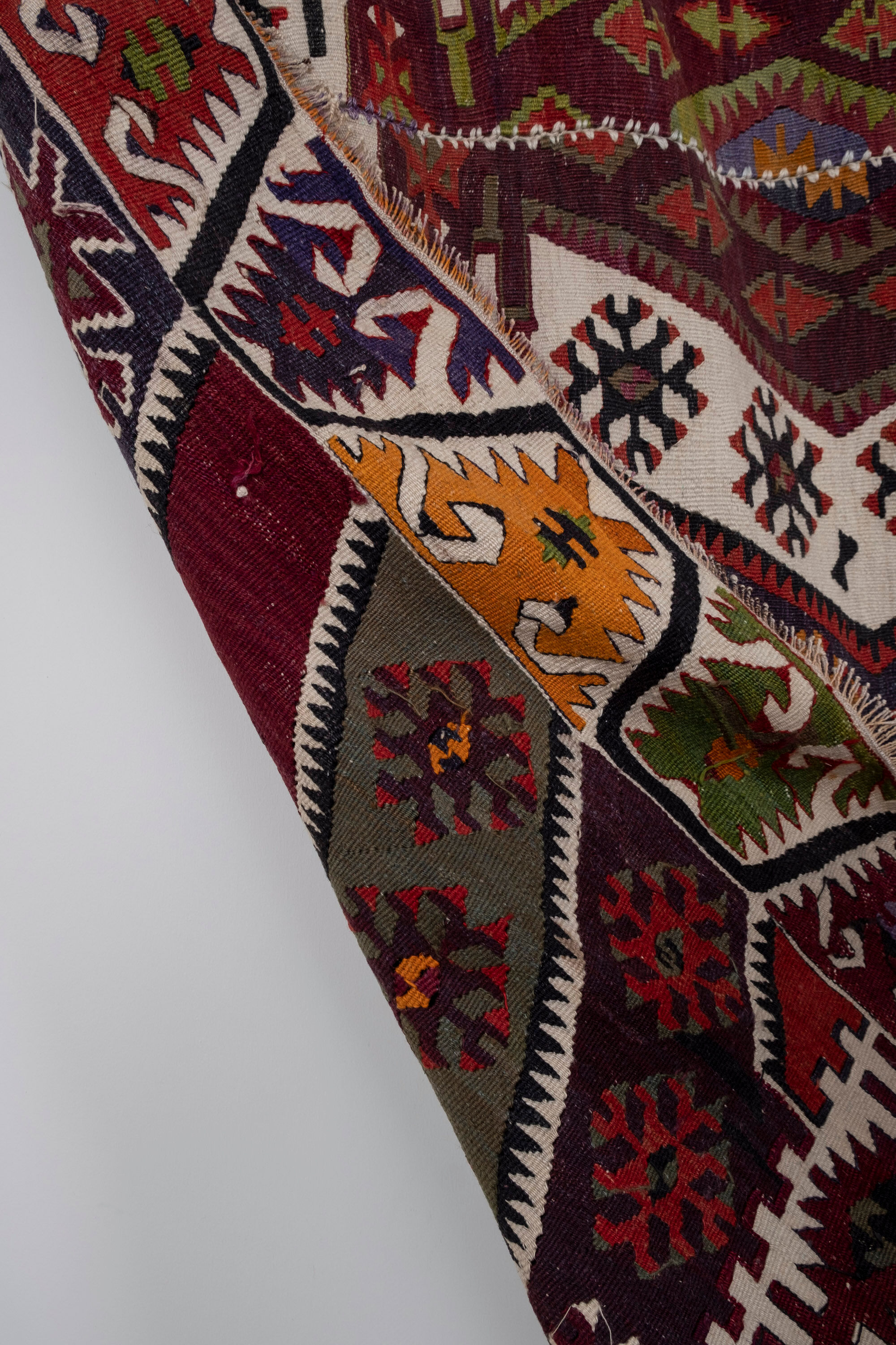 Turkish Kayseri Kilim Rug 173 x 403 cm