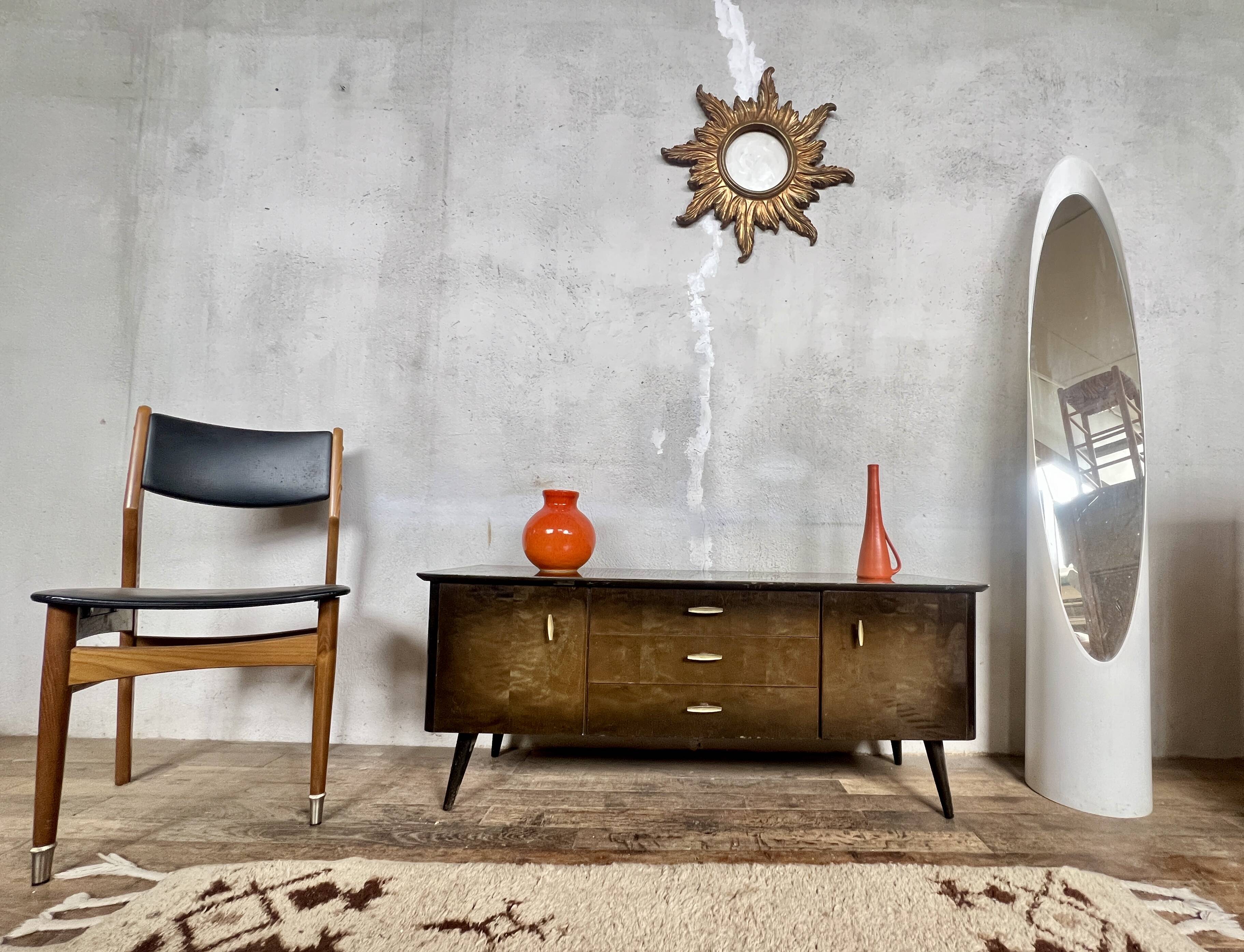 French modernist vintage TV/hifi cabinet