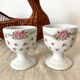 Coquetiers vintage fleuris