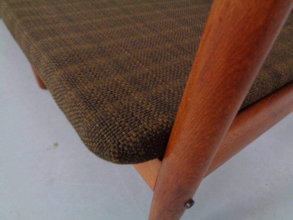 Teak Three-Seater Sofa by Svend Aage Eriksen for Glostrup, 1960s