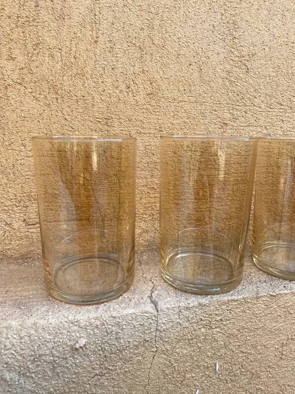 Iridescent vintage glasses