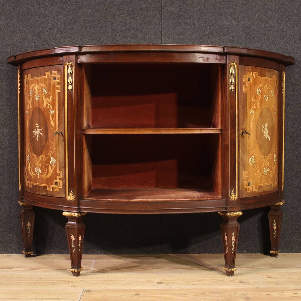 Elegant Louis XVI style inlaid sideboard