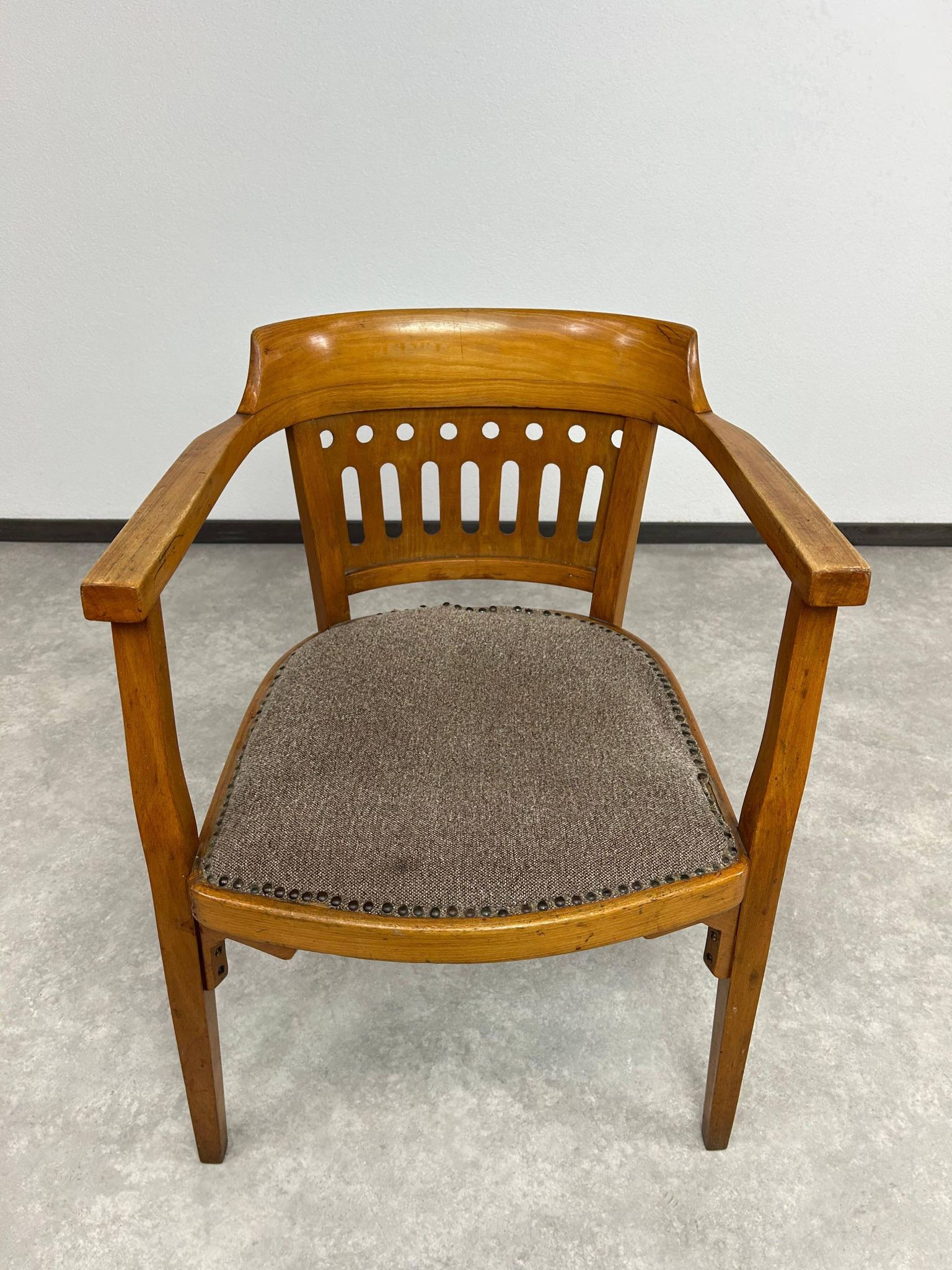 Vienna Secession armchair by Otto Wagner executed by Pancota Vienna