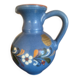 Seelsheider blue ceramic pitcher