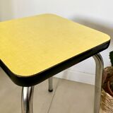 Yellow formica stool