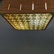 A pair of ceiling lights from Swedish Alda 1980s.
