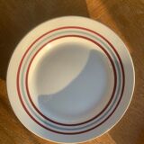 Set of 4 flat plates vintage Francoise model