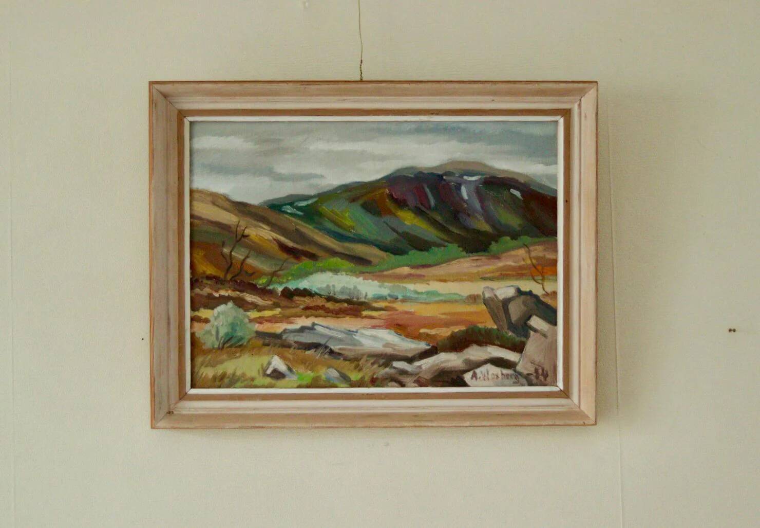 "Landscape with Mountain" A Woxberg