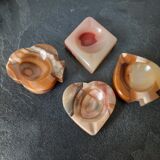 Set of marble ashtrays