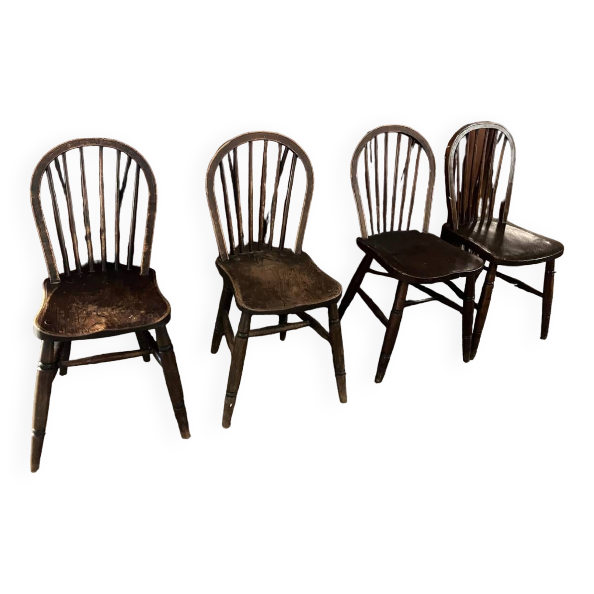 Set of 4 Windsor chairs