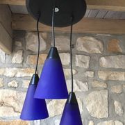 Suspension in frosted glass
