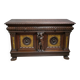 Buffet cabinet style Renaissance a caches secretes en noyer et orme époque