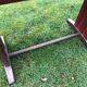 Burgundy red bistro table