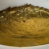 Large art nouveau empty pockets in gilded bronze