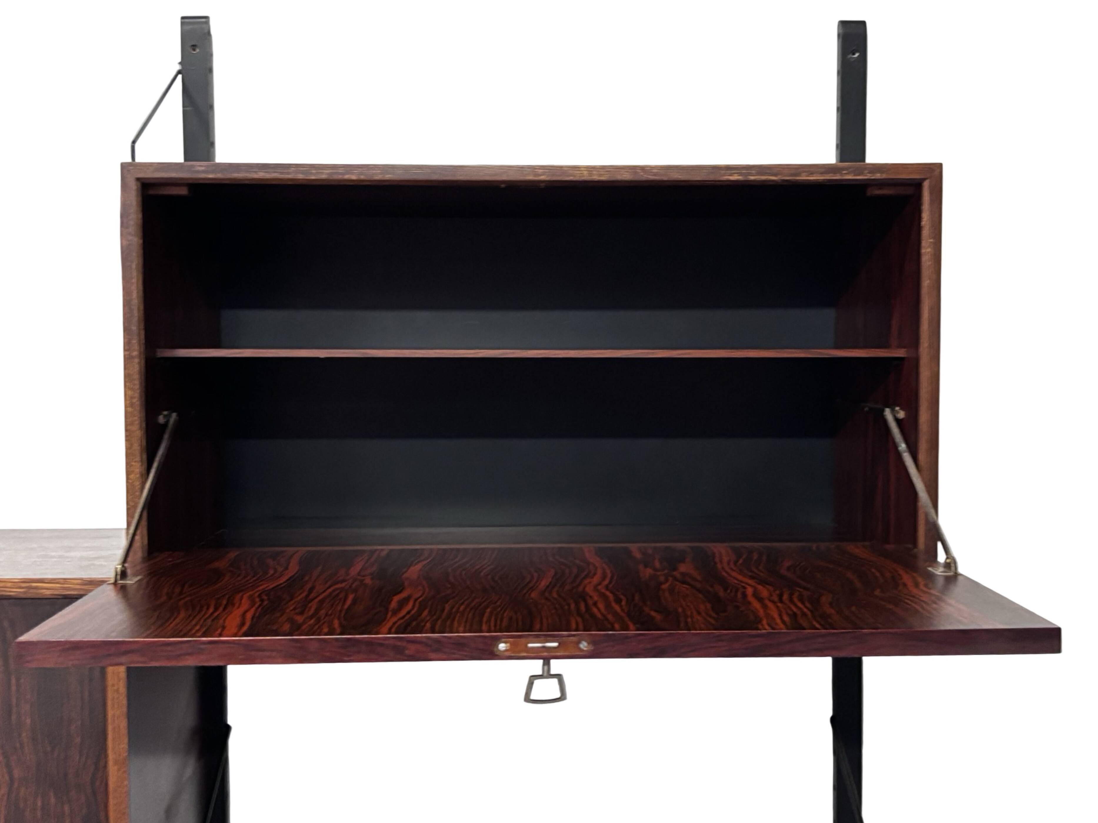 Vintage Poul Cadovius Royal System Wall System Rosewood