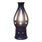 Lampe terre cuite émaillée "design scandinave 1950".