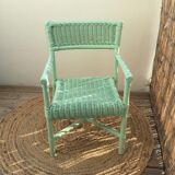 Wicker children's armchair