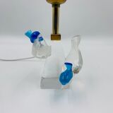 Lalique crystal lamp