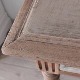 Louis Philippe style solid oak desk