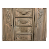 Commode vieux rose Art déco