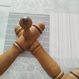Porte manteau ancien en bambou vintage
