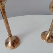 Set of 3 vintage scandinavian candle holders 50s/60s