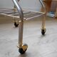 Tablette de style industriel en acier et plateau bois