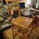 small bamboo chair