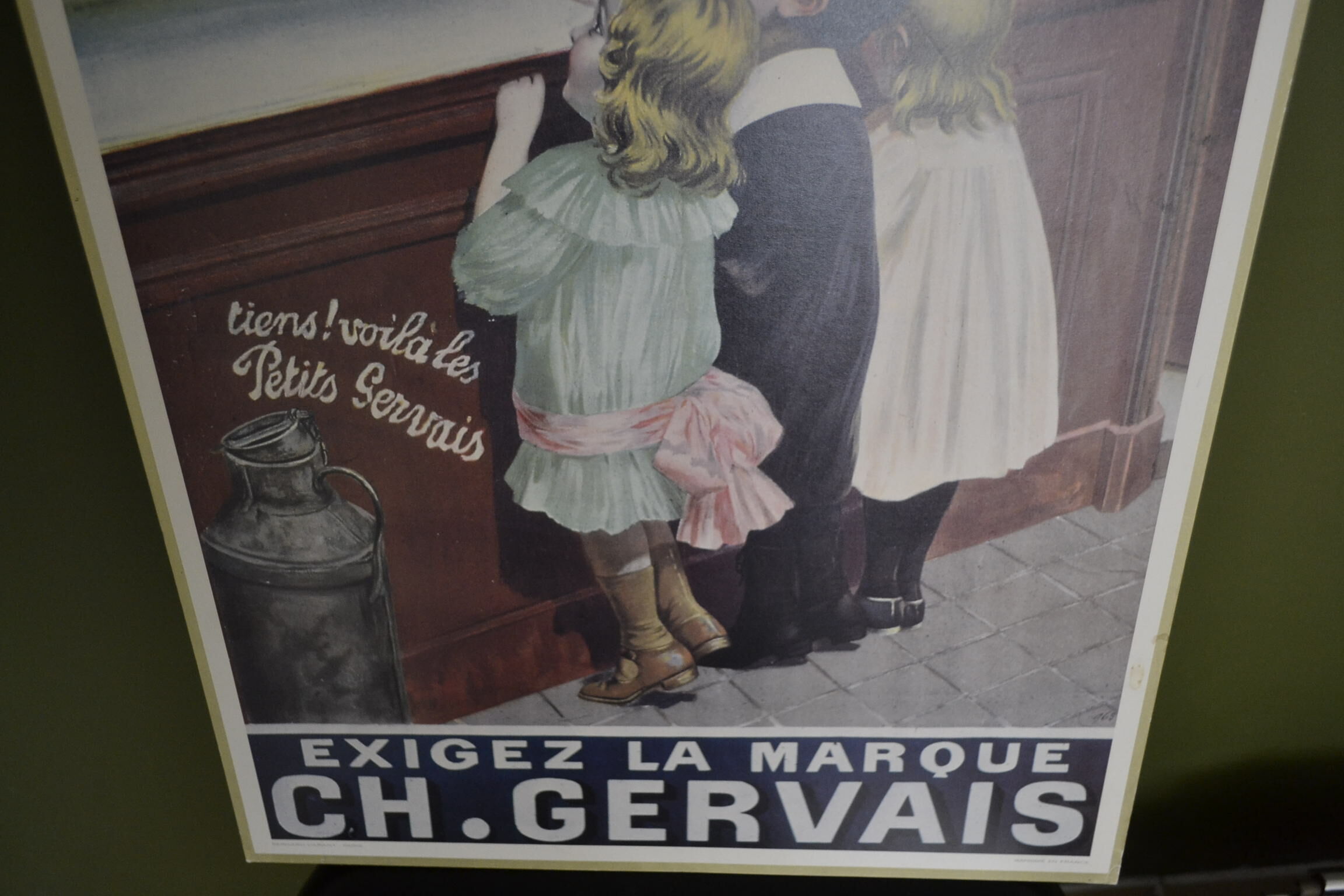 Affiche cartonnée publicitaire enfants