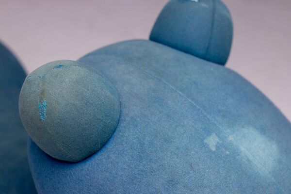Chaise Pony bleue d'Eero Aarnio, moderne du milieu du siècle dernier